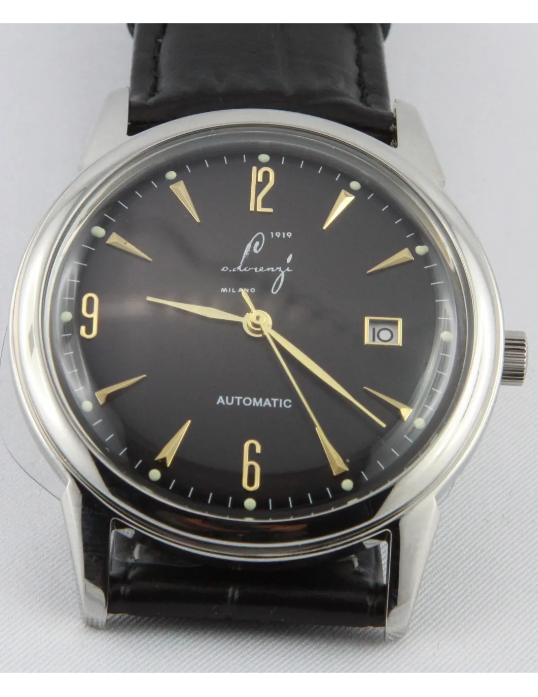Lorenzi - Orologio da Polso Automatico Cinturino Nero AT669 - Coltelleria Lorenzi Milano