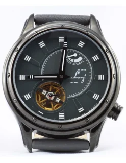 Lorenzi - Orologio da Polso Automatico con Riserva di Carica Grigio AT706 - Coltelleria Lorenzi Milano