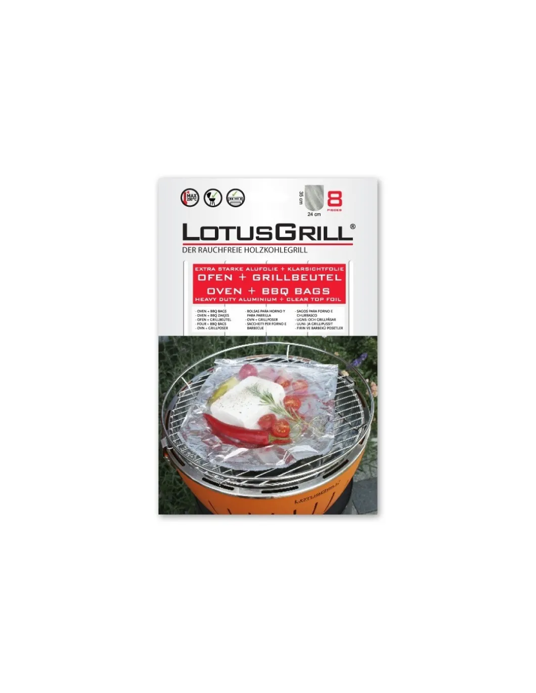 Lotus Grill - Lotus Grill Sacchetti Barbecue - Coltelleria Lorenzi Milano