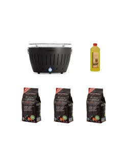 Lotus Grill - Offerta - Lotus Grill + 3 Kg Carbonella + Gel 1 Lt - Coltelleria Lorenzi Milano