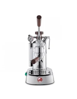 Macchina Espresso Professional Lusso con Manici in Legno