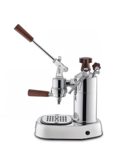 Macchina Espresso Professional Lusso con Manici in Legno