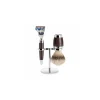 Mühle - Set da Barba Rasoio Fusion e Pennello in Legno di Grenadilla - Coltelleria Lorenzi Milano