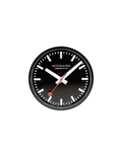 Mondaine - Orologio da Parete Nero Mondaine - Coltelleria Lorenzi Milano
