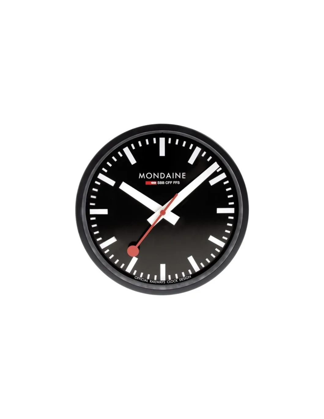 Mondaine - Orologio da Parete Nero Mondaine - Coltelleria Lorenzi Milano