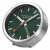Mondaine Desk Clock Verde - Orologio da tavolo con sveglia