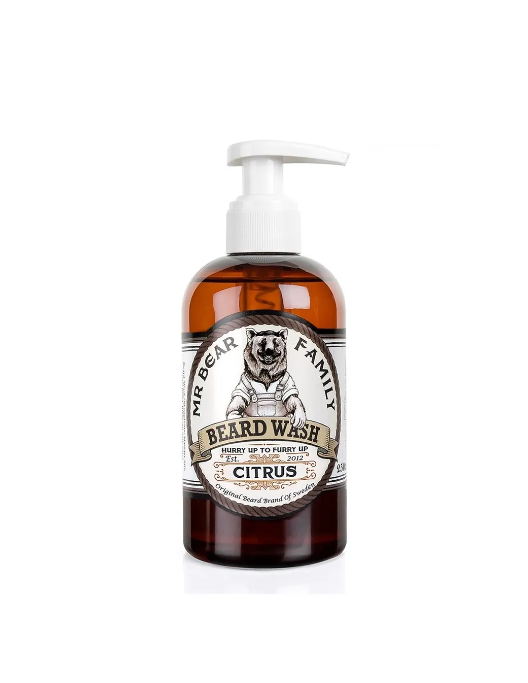 Mr. Bear Family - Beard Wash Citrus 250 ml - Coltelleria Lorenzi Milano