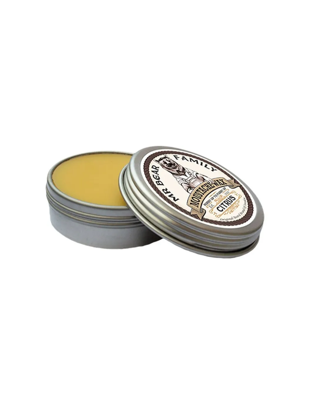 Mr. Bear Family - Moustache Wax Citrus 30 ml - Coltelleria Lorenzi Milano