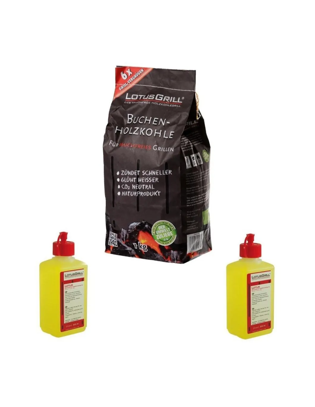 - Offerta - 1 Carbonella e 2 Gel per Lotus Grill - Coltelleria Lorenzi Milano