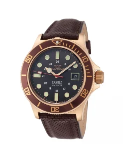 Orologio Glycine Combat Sub Bronzo Cinturino Tessuto 42mm