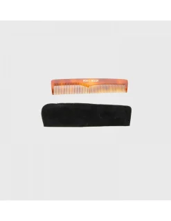 Pettine Seghettato Rado/Fitto Tartarugato con Bustina