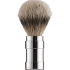 PILS - Pennello da Barba in Tasso e Acciaio Inox Cromato 101RWL21 - Coltelleria Lorenzi Milano