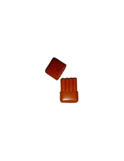 - Porta toscani in pelle 4 pezzi - Coltelleria Lorenzi Milano