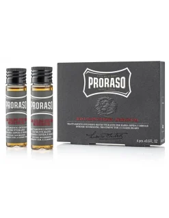 Proraso - Olio da Barba Caldo Ristrutturante Intensivo 4X17ML - Coltelleria Lorenzi Milano