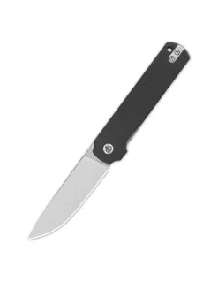 QSP Lark Pocket knife 14C28N G10 Handle Nero