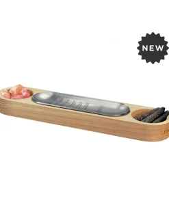 Sale & Pepe Con Supporto in Legno Rivsalt