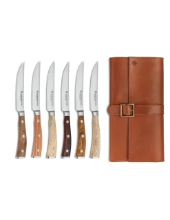 Serie Coltelli Bistecca Ikon Legni 6 pz
