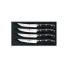 Set Coltelli da Bistecca 4 pz Ikon Neri