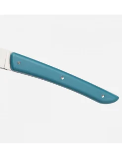 Set Coltello da Bistecca Blu Petrolio