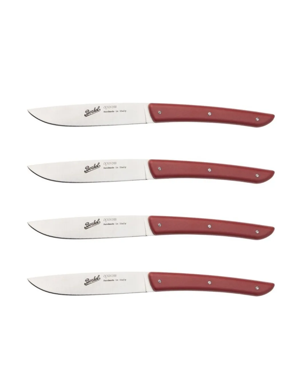 Set Coltello da Bistecca Rosso