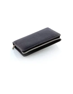 Set da Manicure in Pelle Nera 7 pz