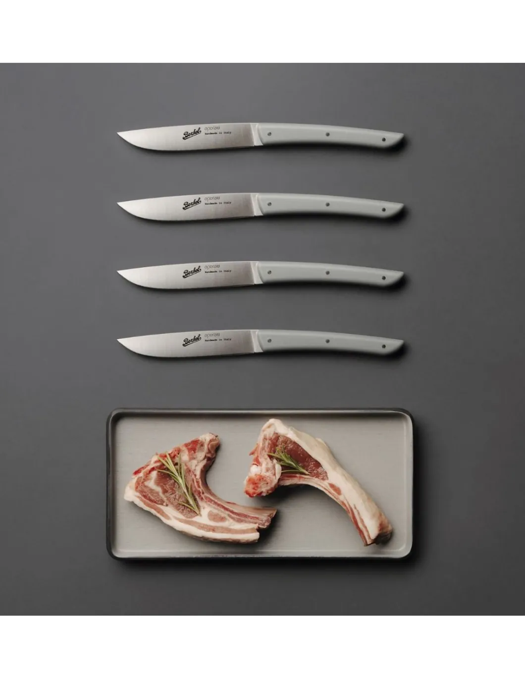 Set di Coltelli da Bistecca Grigio