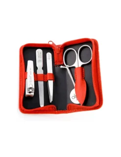 Set Manicure Collection in Pelle Rosso