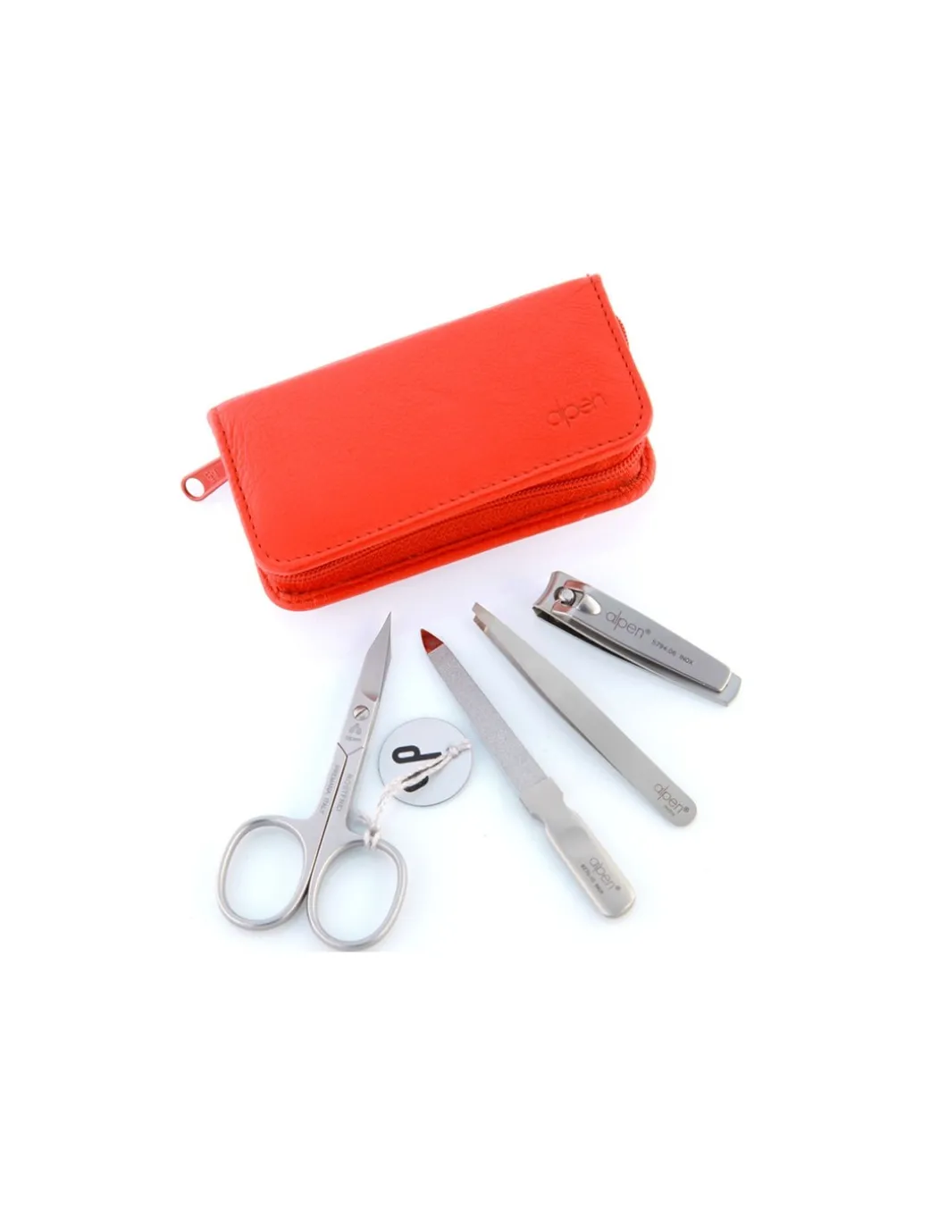 Set Manicure Collection in Pelle Rosso