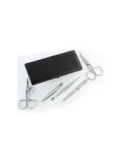 Set Manicure in Pelle Rigido 5 pz