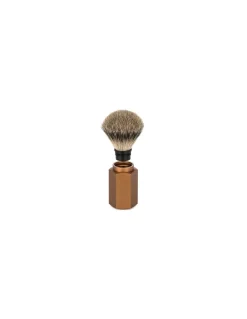 Set Rasoio Tradizionale  e Pennello Hexagon  Bronze