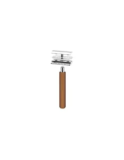 Set Rasoio Tradizionale e Pennello Hexagon Bronze