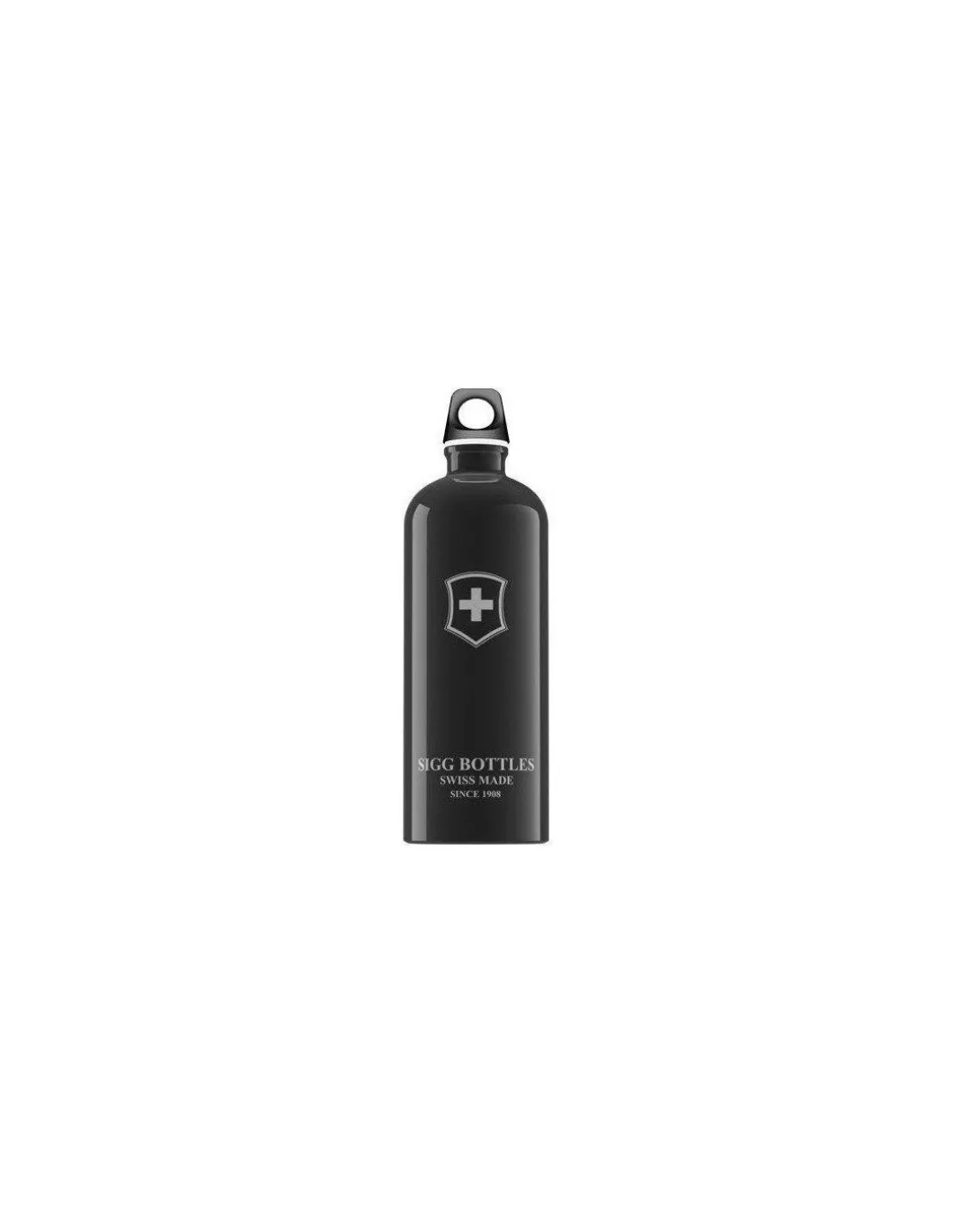 SIGG - Bottiglia Swiss Cross Nera 1 LT - Coltelleria Lorenzi Milano