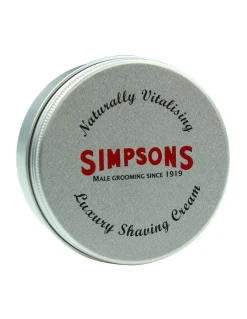 Simpsons - Simpsons Luxury Shaving Cream 125ml - Coltelleria Lorenzi Milano