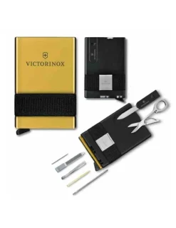 Smart Card Wallet Giallo e Nero