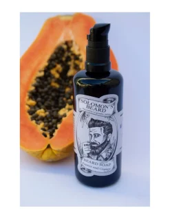 Solomon's Beard - Shampoo per Barba Papaya e Cupacu 100 ml - Coltelleria Lorenzi Milano
