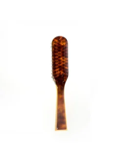 Spazzola per Capelli Rettangolare Tartaruga Setole Cinghiale