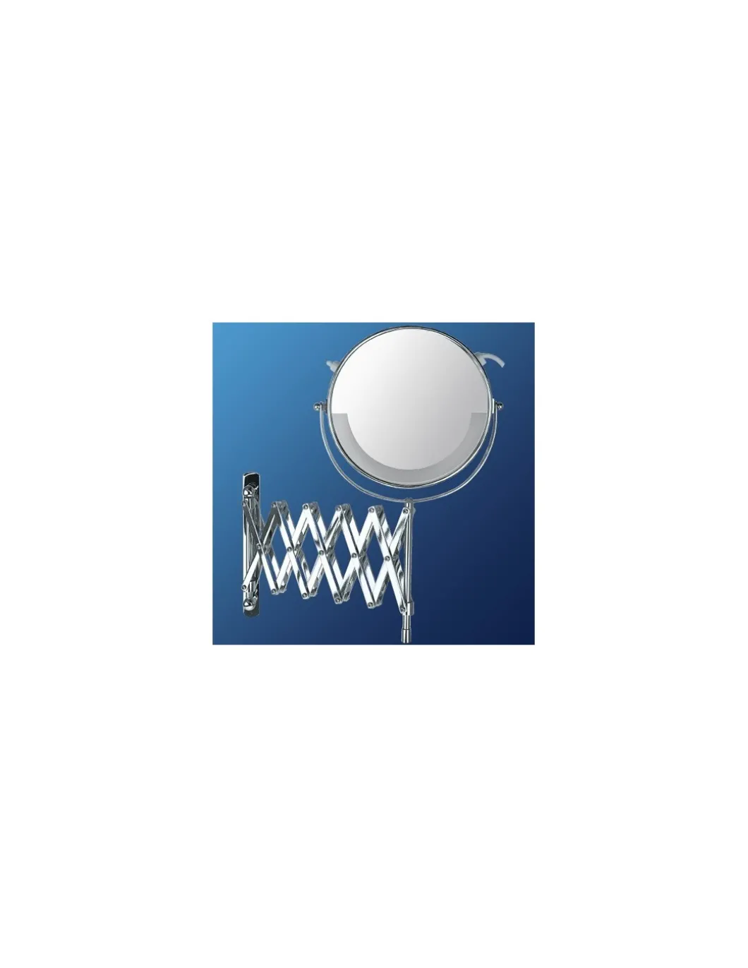 - Specchio bifacciale illuminato da fissare a parete con luce cod 3046 - Coltelleria Lorenzi Milano