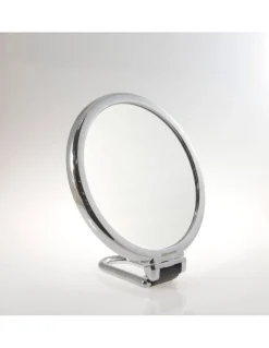 Specchio Cromato Bifacciale Pieghevole 3X