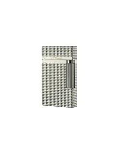 S.T. Dupont - Accendino Ligne 2 Silver Diamond Head - Coltelleria Lorenzi Milano
