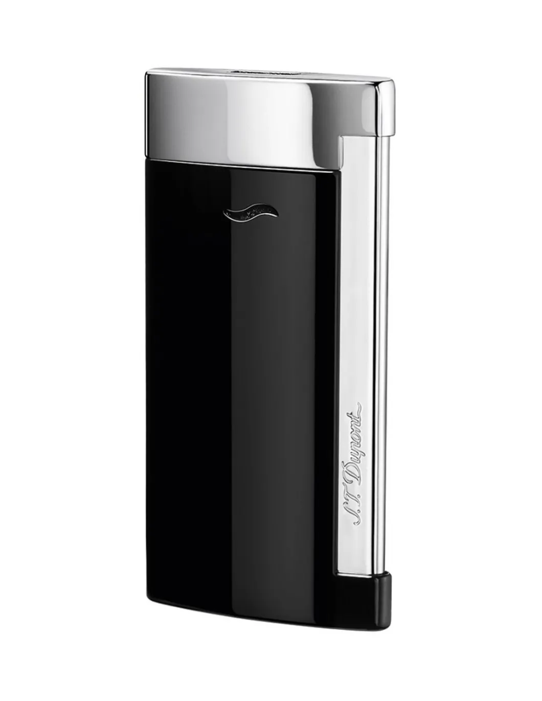 S.T. Dupont Accendino Slim7 Black and Chrome