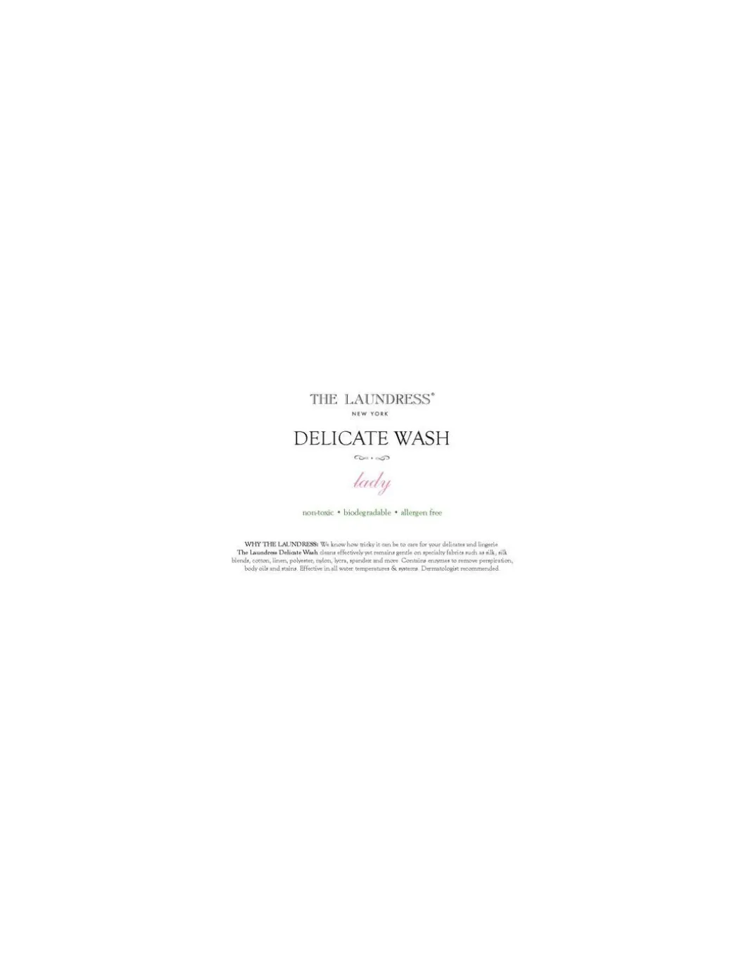 The Laundress - Delicate Wash 60ml - Coltelleria Lorenzi Milano