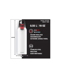 Thermo Flask Hot & Cold ONE Light White 0.55 L