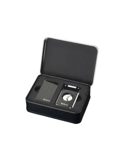Vibrant Accessories Set Accendino e Tagliasigari nero