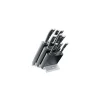 Wüsthof - Ceppo di coltelli Wusthof Ikon Neri 9873 9 pz - Coltelleria Lorenzi Milano