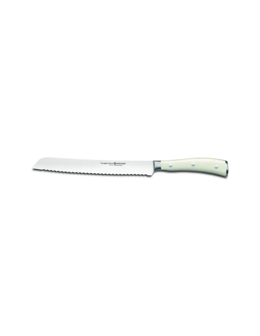 Wüsthof - Coltello da pane- serie Ikon Crema mod. 4166-0/20 - Coltelleria Lorenzi Milano