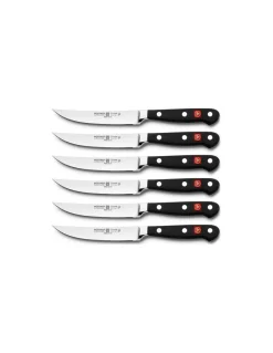 Wüsthof - Set di 6 Coltelli da Bistecca Forgiati 9730 - Coltelleria Lorenzi Milano