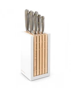 Wusthof Classic Blocco con 7 coltelli Color Ostrica