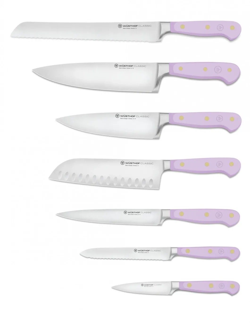 Wusthof Classic Blocco con 7 coltelli Color Porpora